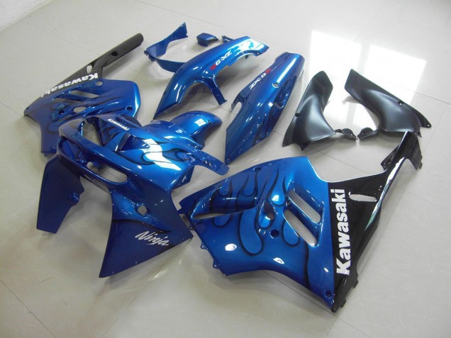 Purchase 1994-1997 Blue Black Flame Kawasaki ZX9R Motor Bike Fairings Canada