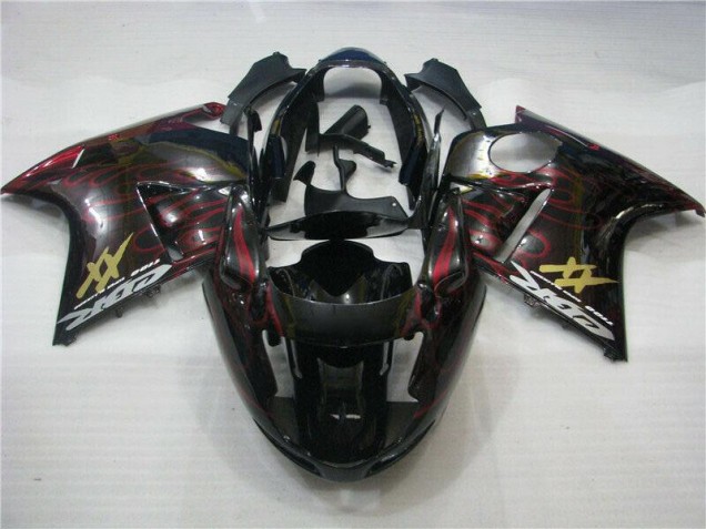 Purchase 1996-2007 Red Flame Honda CBR1100XX Motor Fairings Canada