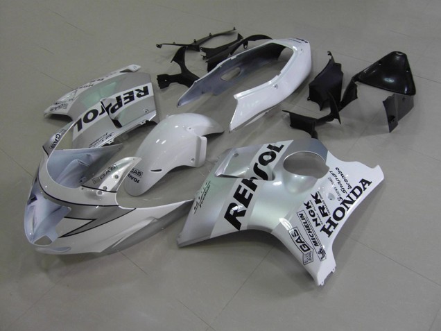 Purchase 1996-2007 White Repsol Honda CBR1100XX Motorbike Fairings Canada