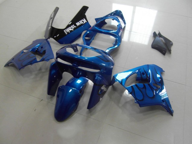 Purchase 1998-1999 Blue Black Flame Kawasaki ZX9R Motorbike Fairing Canada