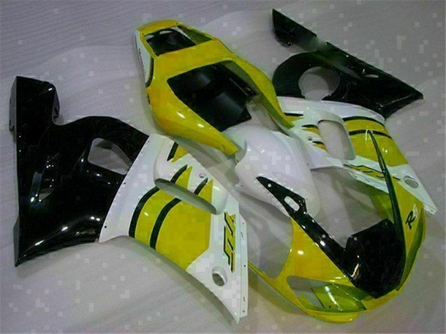 Purchase 1998-2002 Yellow White Yamaha YZF R6 Motorcycle Fairings Kits Canada