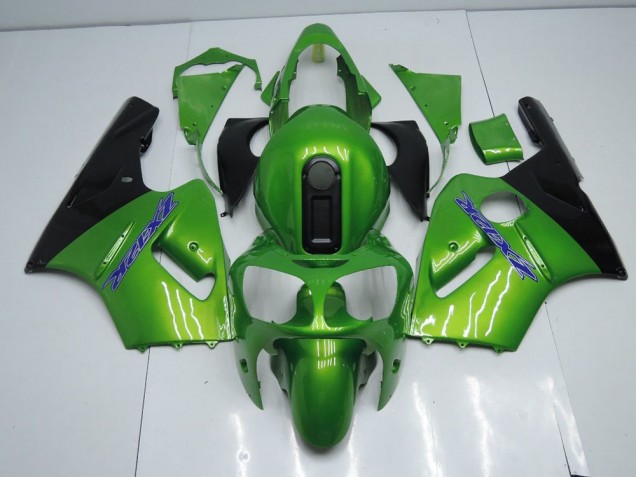 Purchase 2000-2001 Green and Black Kawasaki ZX12R Motorcycle Fairing Kits Canada