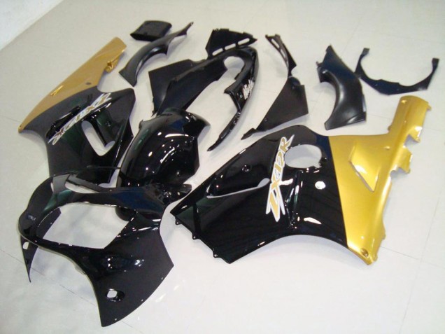 Purchase 2000-2001 Black Gold Kawasaki ZX12R Motor Bike Fairings Canada