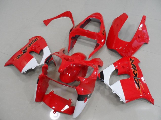 Purchase 2000-2001 Red and White Kawasaki ZX9R Motorcycle Fairing Canada