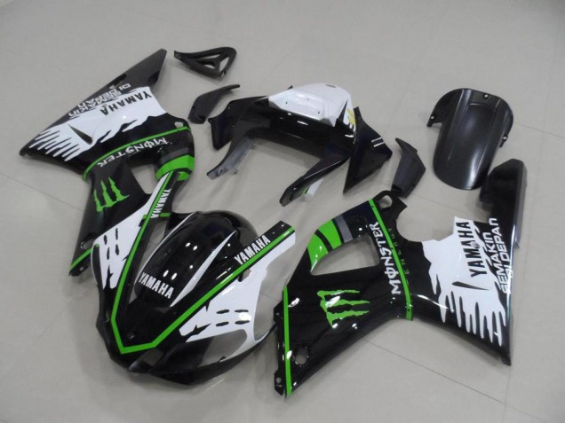 Purchase 2000-2001 Black White Green Monster Yamaha YZF R1 Motorbike Fairing Canada