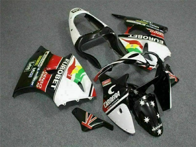 Purchase 2000-2002 Black White Eurobet Kawasaki ZX6R Bike Fairing Canada