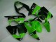 Purchase 2000-2002 Green Kawasaki ZX6R Motorbike Fairing Kits Canada