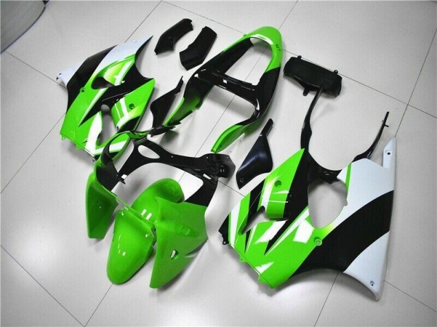 Purchase 2000-2002 Green White Black Kawasaki ZX6R Bike Fairing Kit Canada