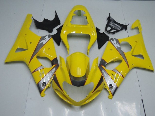 Purchase 2000-2002 Yellow and Grey Suzuki GSXR 1000 Motorcycle Fairings Kits Canada