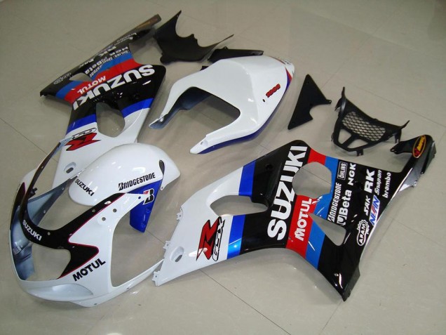 Purchase 2000-2002 Black White Blue Suzuki GSXR 1000 Moto Fairings Canada