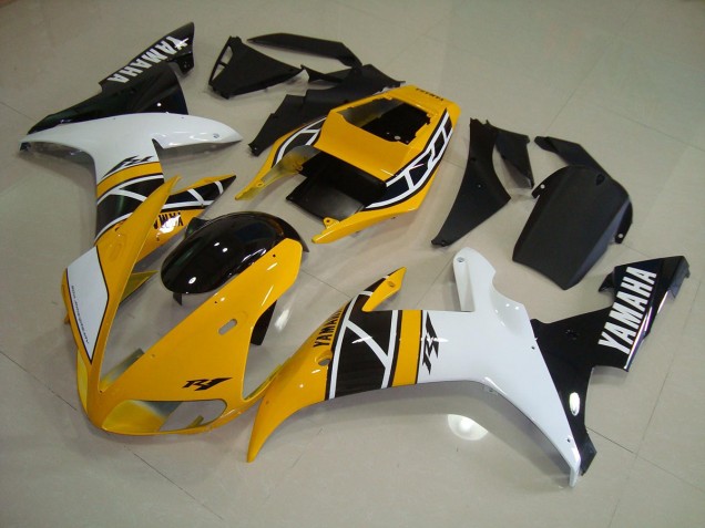 Purchase 2002-2003 Yellow Anniversary Yamaha YZF R1 Replacement Motorcycle Fairings Canada