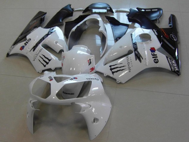 Purchase 2002-2006 White Monster Kawasaki ZX12R Moto Fairings Canada