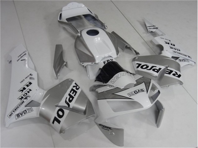 Purchase 2003-2004 Silve White Black Repsol Honda CBR600RR Bike Fairings Canada