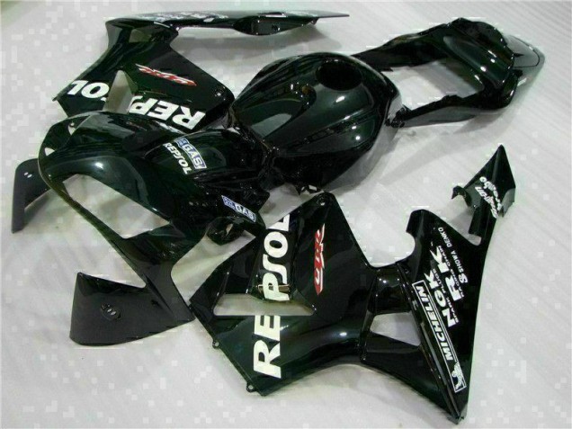 Purchase 2003-2004 Black Repsol Honda CBR600RR Motorbike Fairing Canada