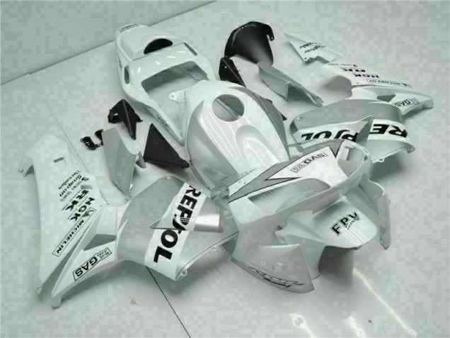 Purchase 2003-2004 White Silver Repsol Honda CBR600RR Replacement Fairings Canada