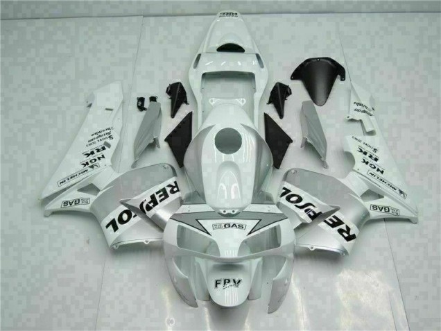 Purchase 2003-2004 White Silver Repsol Honda CBR600RR Replacement Fairings Canada