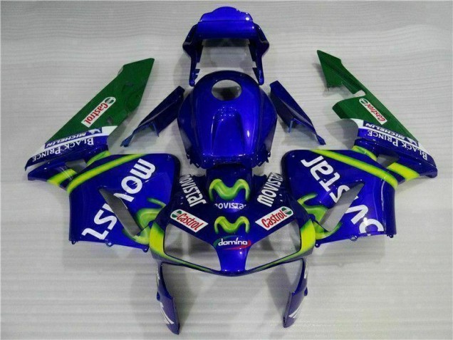 Purchase 2003-2004 Blue Green Movistar Castrol Honda CBR600RR Motorbike Fairing Canada