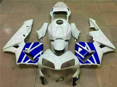 Purchase 2003-2004 White Blue Honda CBR600RR Bike Fairings Canada