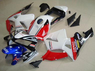 Purchase 2003-2004 White Black Red Lee Honda CBR600RR Motorcycle Fairing Kit Canada