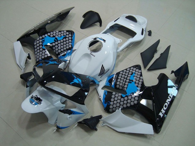 Purchase 2003-2004 White Black Blue Honda CBR600RR Moto Fairings Canada