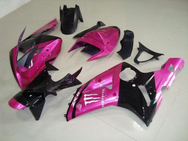 Purchase 2003-2004 Pink Black Monster Kawasaki ZX6R Bike Fairing Kit Canada