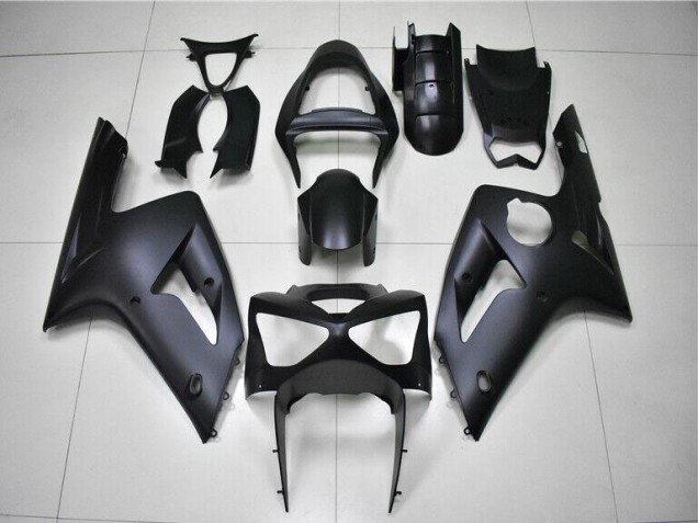 Purchase 2003-2004 Matte Black Kawasaki ZX6R Motorbike Fairing Kits Canada