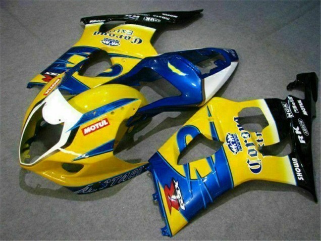 Purchase 2003-2004 Yellow Blue Suzuki GSXR 1000 Bike Fairings Canada