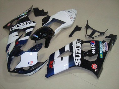 Purchase 2003-2004 White Black Elf Suzuki GSXR 1000 Motorcycle Fairing Kit Canada