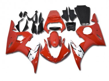 Purchase 2003-2005 Red White Yamaha YZF R6 Motorbike Fairing Kits Canada