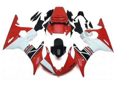 Purchase 2003-2005 Red White Black Yamaha YZF R6 Motorcycle Fairings Kits Canada