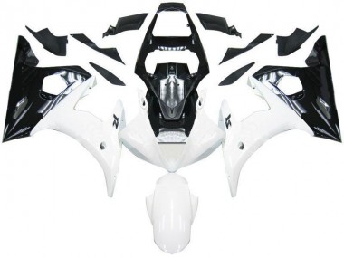 Purchase 2003-2005 Black White Yamaha YZF R6 Motorcycle Fairing Kits Canada