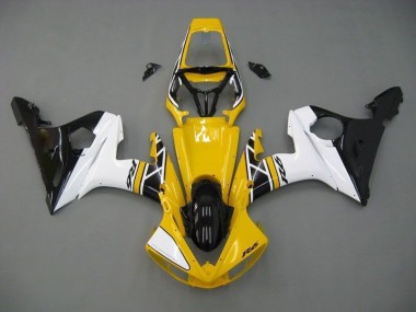 Purchase 2003-2005 Yellow White Black Yamaha YZF R6 Moto Fairings Canada