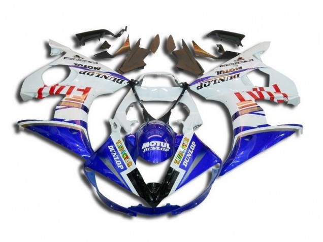 Purchase 2003-2005 White Blue Fiat Motul Dunlop Yamaha YZF R6 Bike Fairings Canada