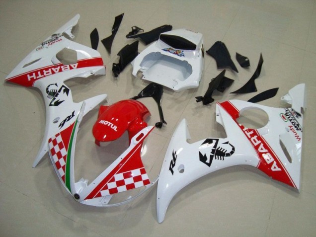 Purchase 2003-2005 Red White Yamaha YZF R6 Motorbike Fairing Kits & Bodywork Canada