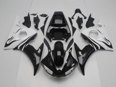 Purchase 2003-2005 Black and White Yamaha YZF R6 Motor Bike Fairings Canada