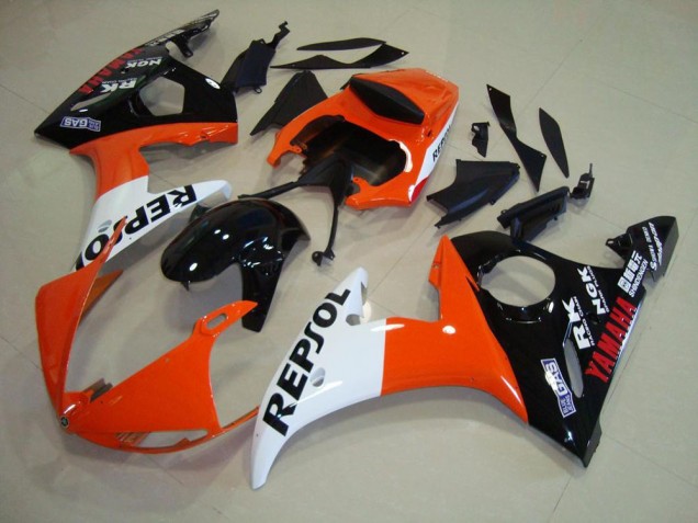 Purchase 2003-2005 Repsol Yamaha YZF R6 Motorcycle Fairings Kit Canada