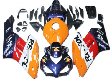 Purchase 2004-2005 Orange Red Blue Repsol Honda CBR1000RR Bike Fairing Canada