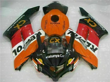 Purchase 2004-2005 Orange Repsol CX Honda CBR1000RR Replacement Motorcycle Fairings Canada