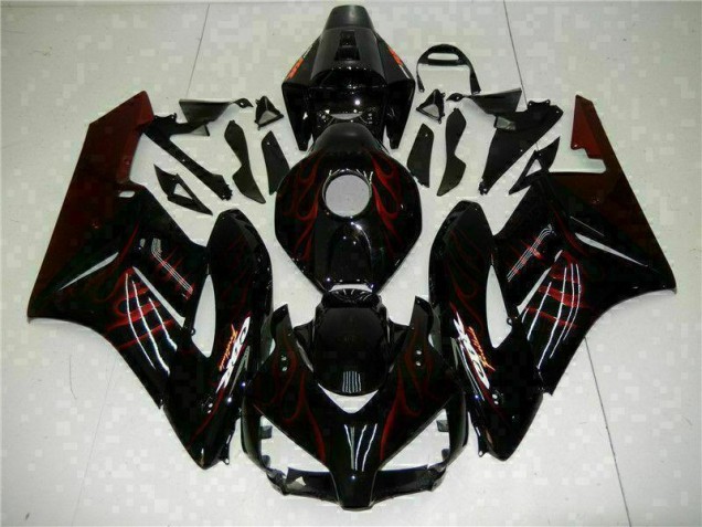 Purchase 2004-2005 Red Flame Black Honda CBR1000RR Replacement Fairings Canada