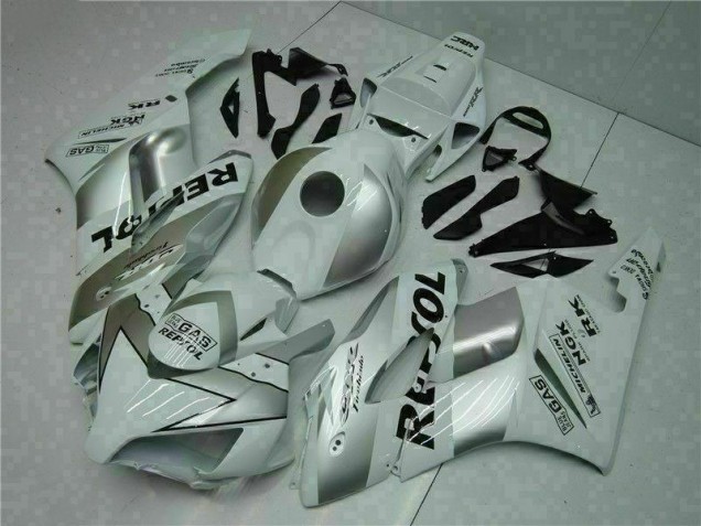 Purchase 2004-2005 Silver White Repsol Honda CBR1000RR Motorcylce Fairings Canada