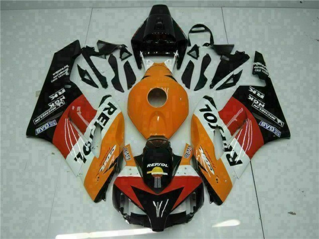 Purchase 2004-2005 Orange Black Repsol Honda CBR1000RR Motorbike Fairing Canada