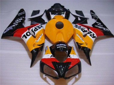 Purchase 2004-2005 Orange Black Repsol Honda CBR1000RR Motorcycle Fairings Kits Canada