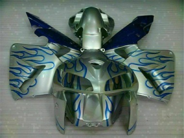 Purchase 2005-2006 White Blue Flame Honda CBR600RR Motorcycle Fairing Kit Canada