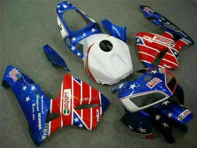 Purchase 2005-2006 Blue Red Cycle World Castrol Honda CBR600RR Motorcycle Fairings Kit Canada