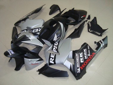 Purchase 2005-2006 Matte Black Silver Repsol Honda CBR600RR Bike Fairings Canada