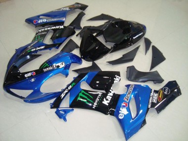 Purchase 2005-2006 Blue Monster Kawasaki ZX6R Moto Fairings Canada