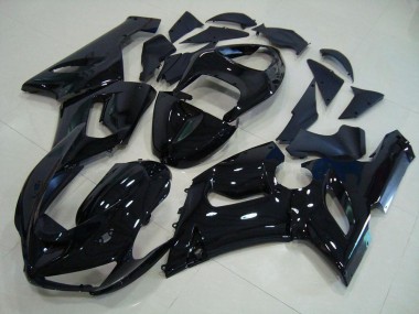 Purchase 2005-2006 Glossy Black Kawasaki ZX6R Motorcycle Fairings Canada