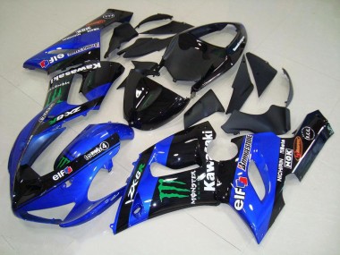 Purchase 2005-2006 Candy Blue Monster Kawasaki ZX6R Motorcycle Fairing Kits Canada