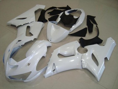 Purchase 2005-2006 Dark Pearl White Kawasaki ZX6R Motorbike Fairing Canada