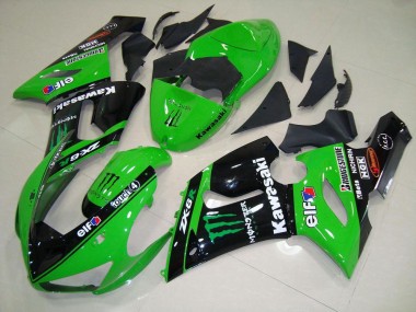 Purchase 2005-2006 Green Monster Kawasaki ZX6R Motorcycle Fairing Kit Canada